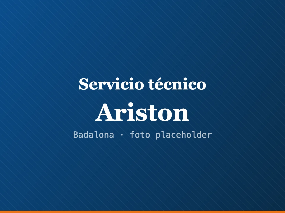 Servicio técnico de calderas Ariston en Badalona