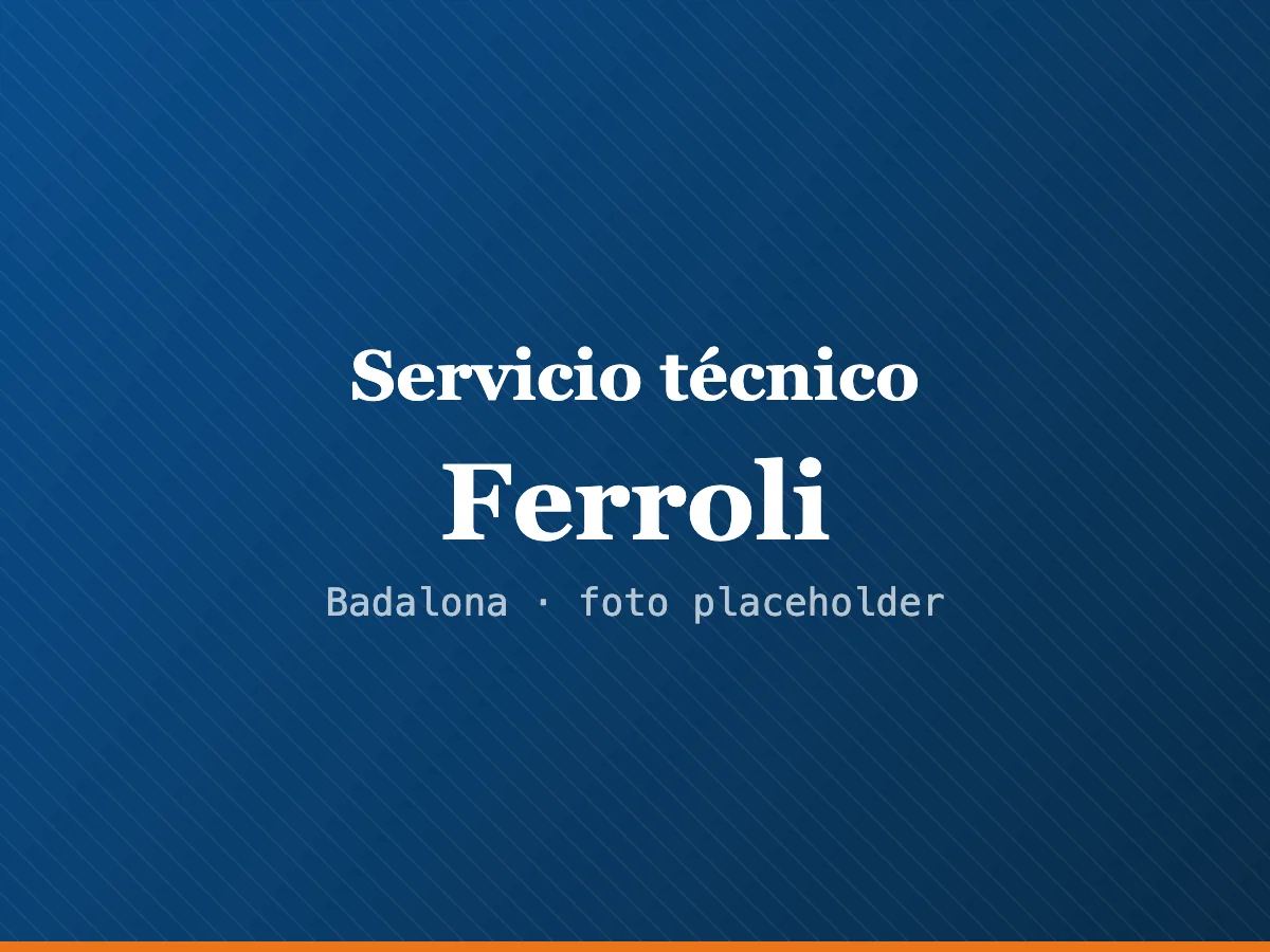 Servicio técnico de calderas Ferroli en Badalona